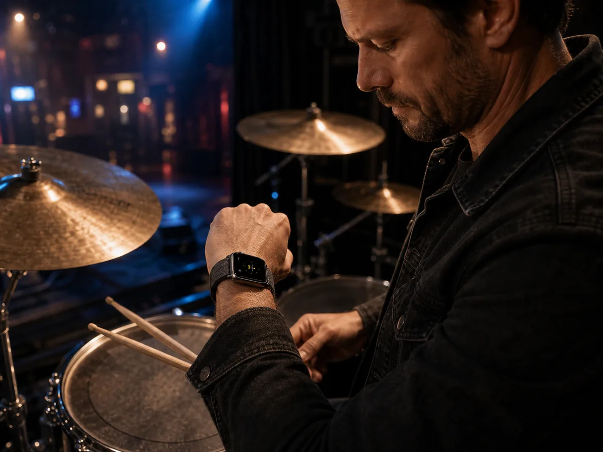 Apple Watchで、無音のBPM確認